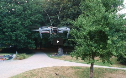 DJI_Spark filmt Mavicious im Schleepark von oben 02b video
